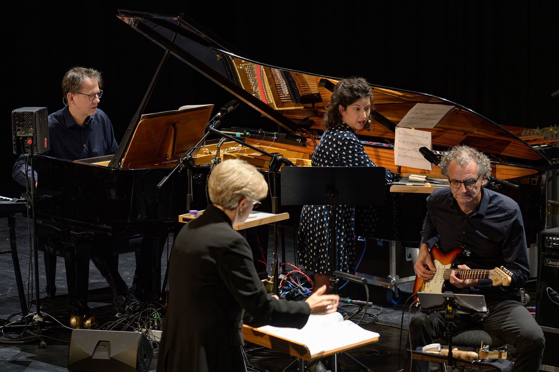 Ensemble Ascolta unter der Leitung von Catherine Larsen- Maguire bei den Musiktagen 2023 Foto: Heinz Bunse