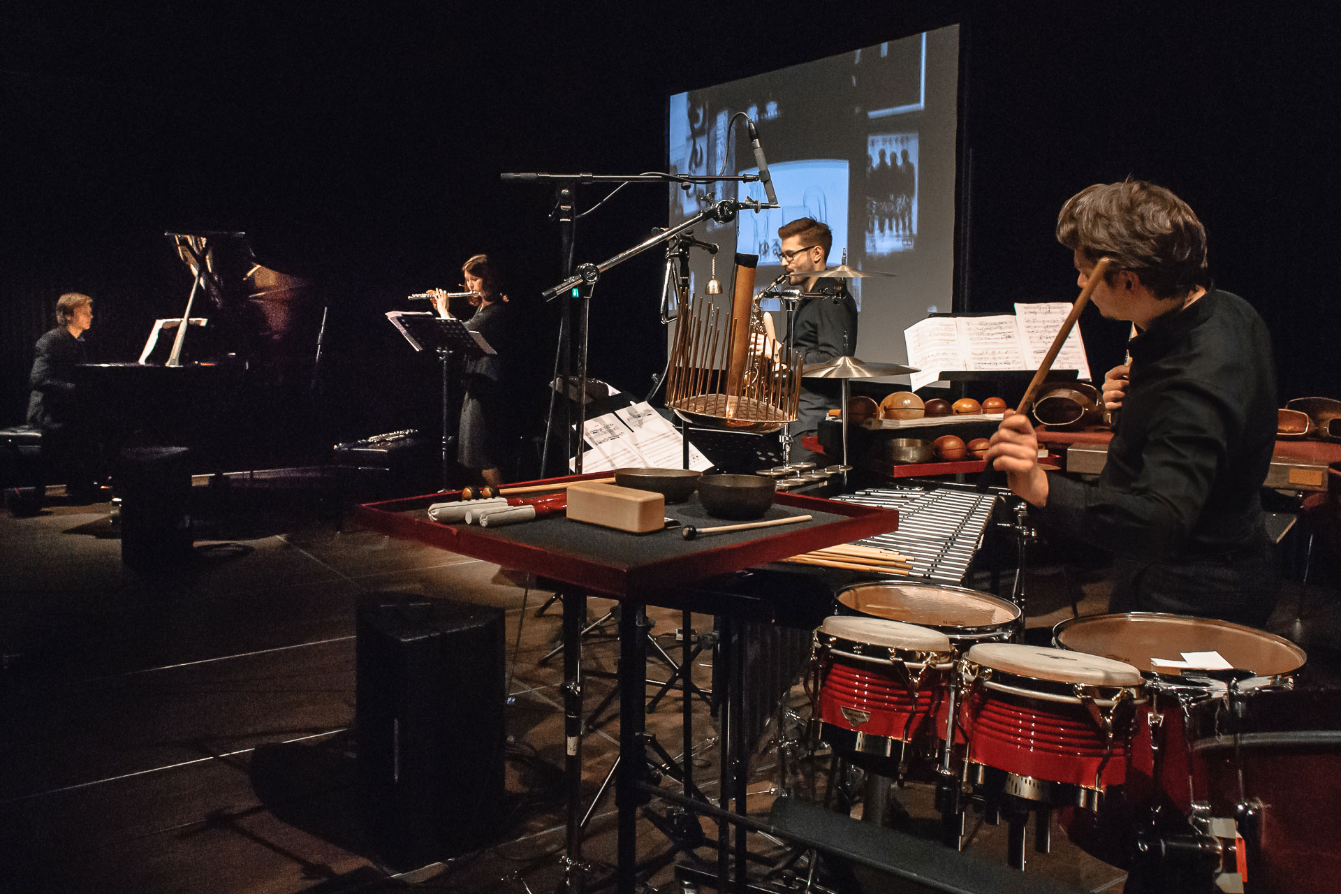 14.03.2015 Ensemble Inverspace "YAMANOTE" Foto: Holger Jung