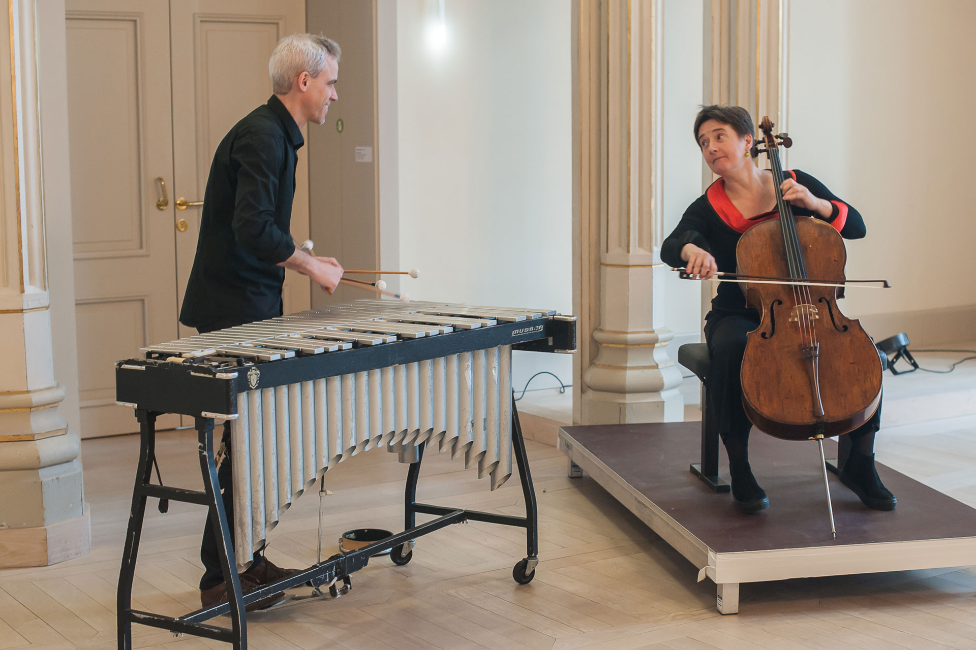 18.01.2020 Anna Carewe und Uli Bott von Bach bis Bott Foto: Holger Jung