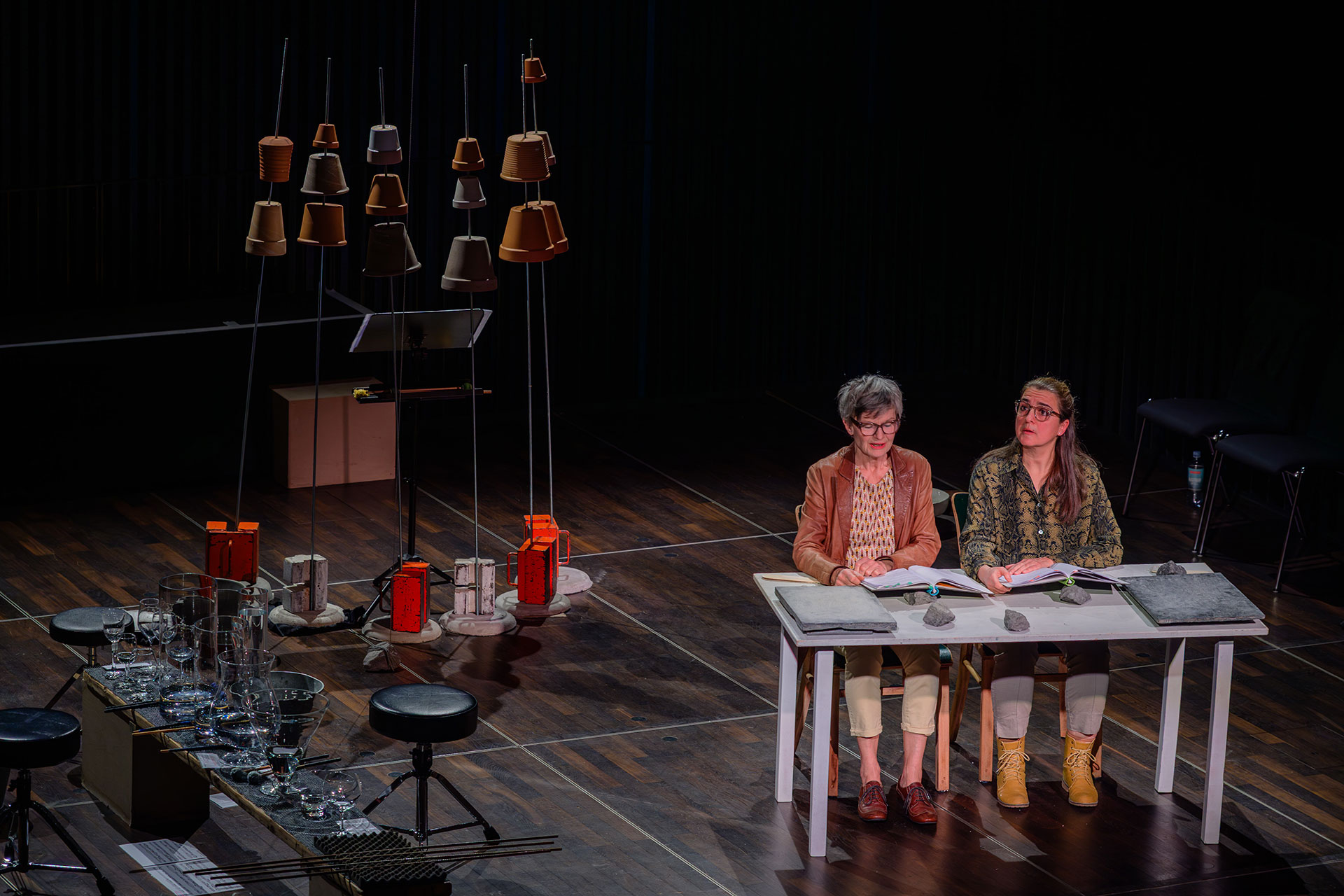 24. 01. 2026 - Das Fringe Ensemble mit dem Stück «der Wanderfalke» im Strawinsky Saal - Foto: Heinz Bunse