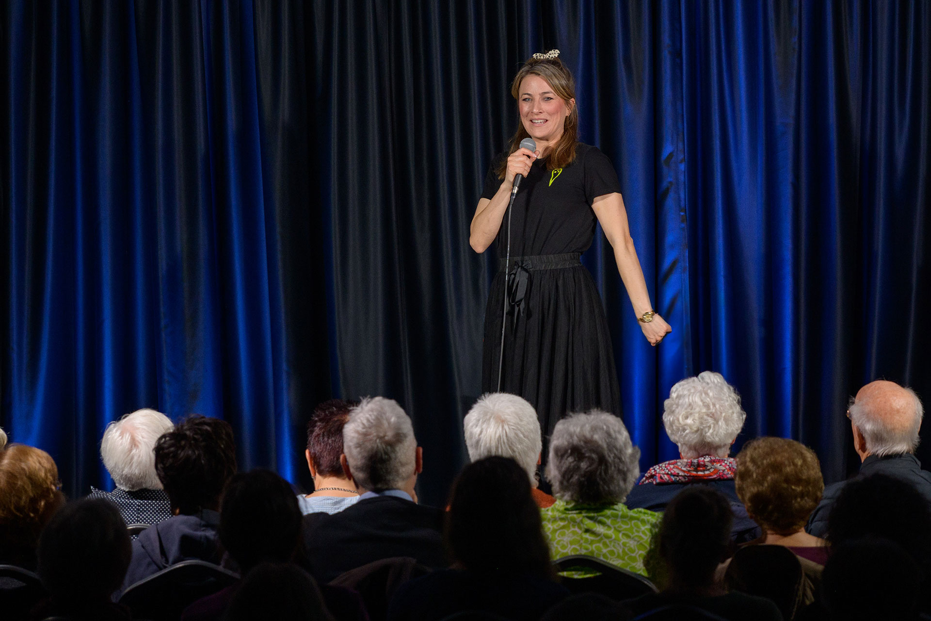 13.03.2026 Kathi Wolf, Schauspielerin und Kabarettistin, «Klapsenbeste» im Guckloch Kino (c) Heinz Bunse